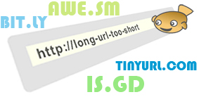 URL shortening bookmarklets