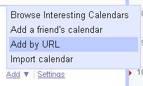 google calendar add url