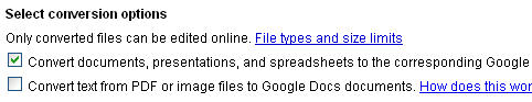 Google Docs format