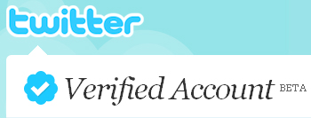 verified twitter account