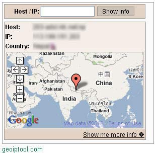 Google GeoIpTool