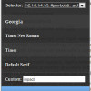 AllFontPrev bookmarklet for webpage AllFontPrev bookmarklet for webpage