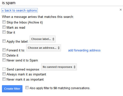 Auto forwarding in Gmail